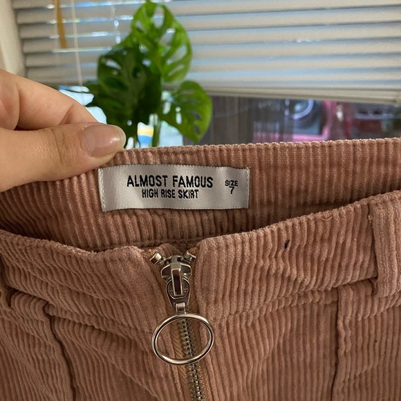 Pink “Corduroy” Mini Skirt - Picture 3 of 5